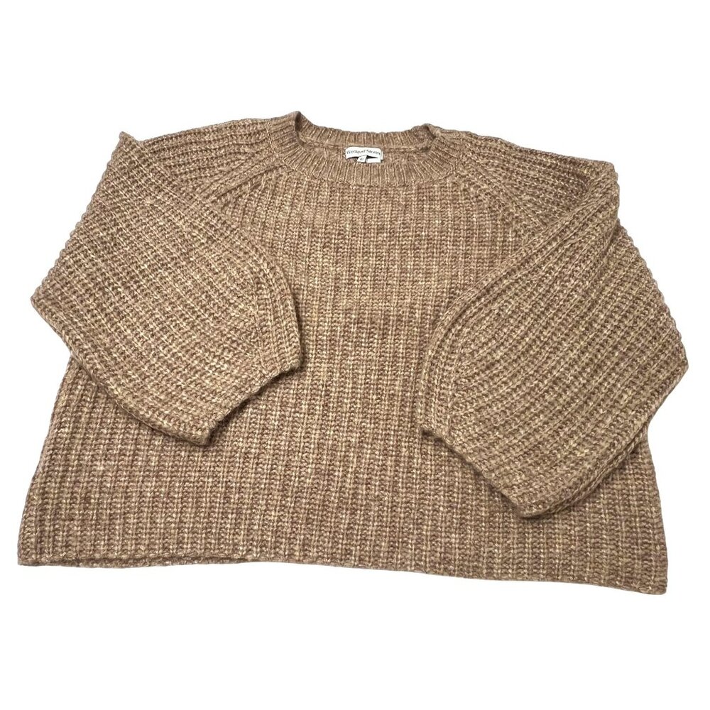Weekend Stories Sonoma Crew Neck Sweater in Toffee